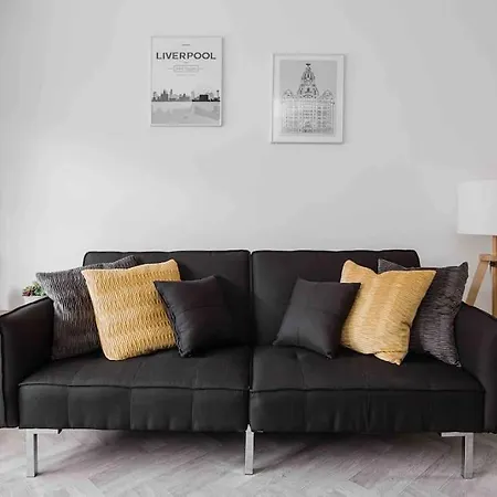 Stylish 2 Bed Flat/Liverpool City/Free Parking Exterior photo